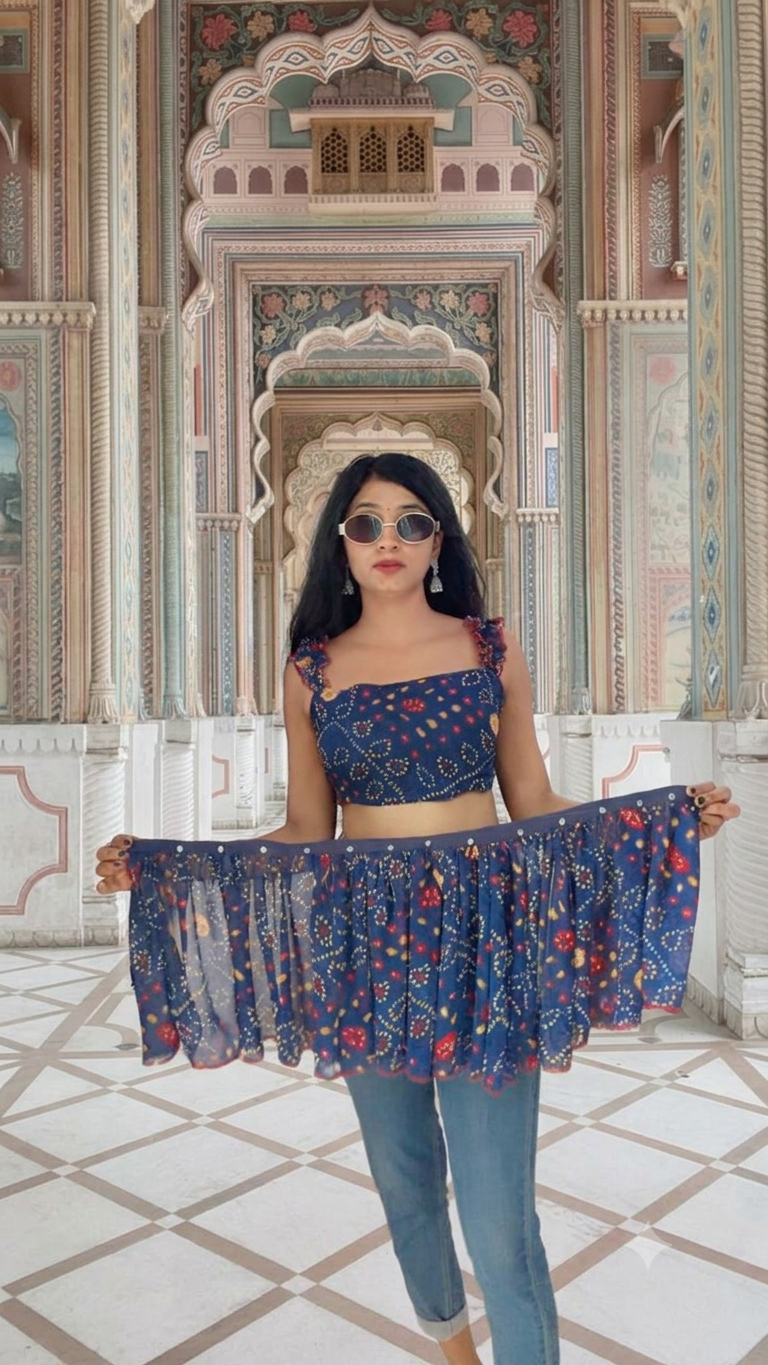 Bandhej 2 In 1 Top