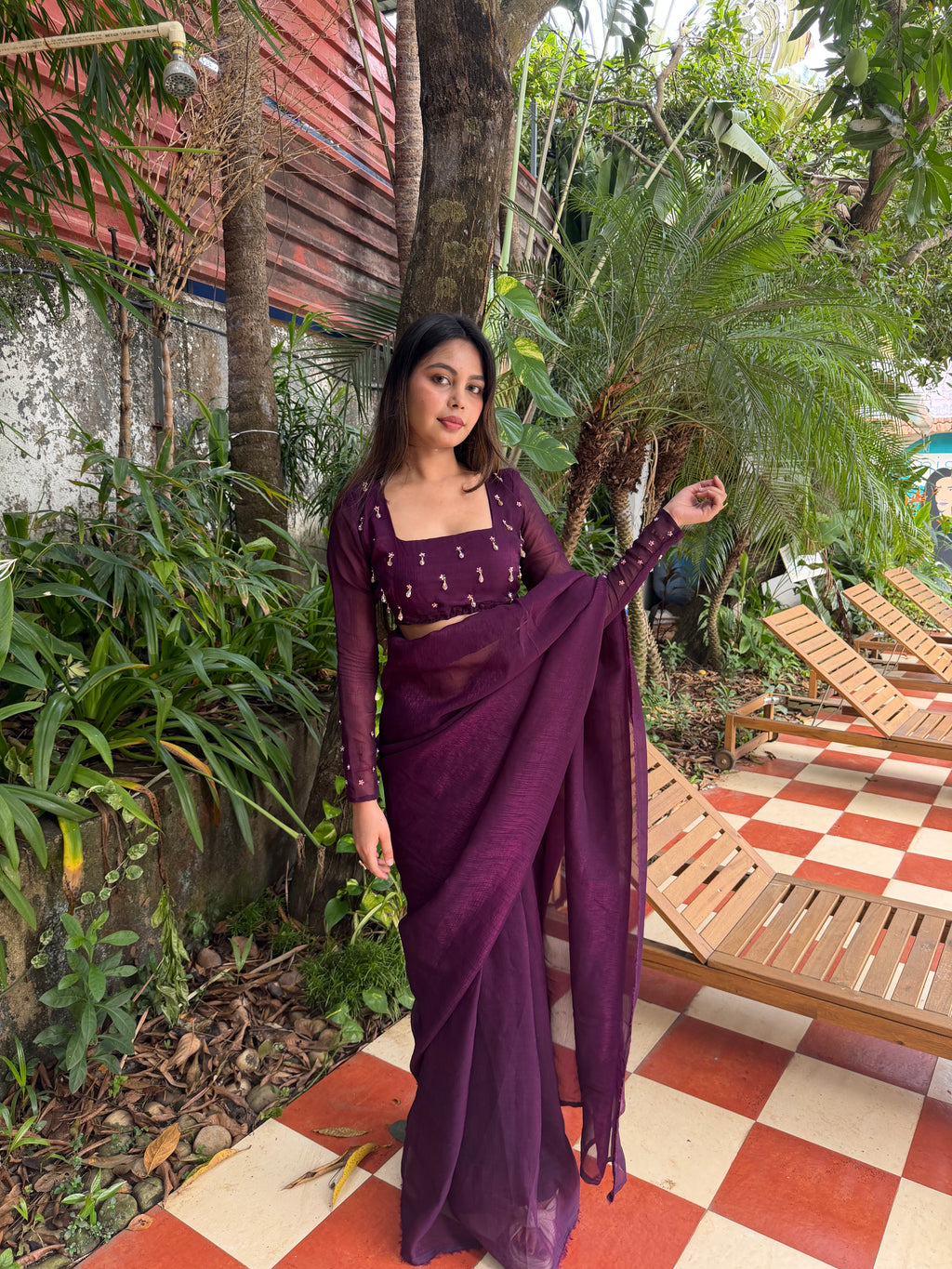 Deep Wine Multiwear Kurti
