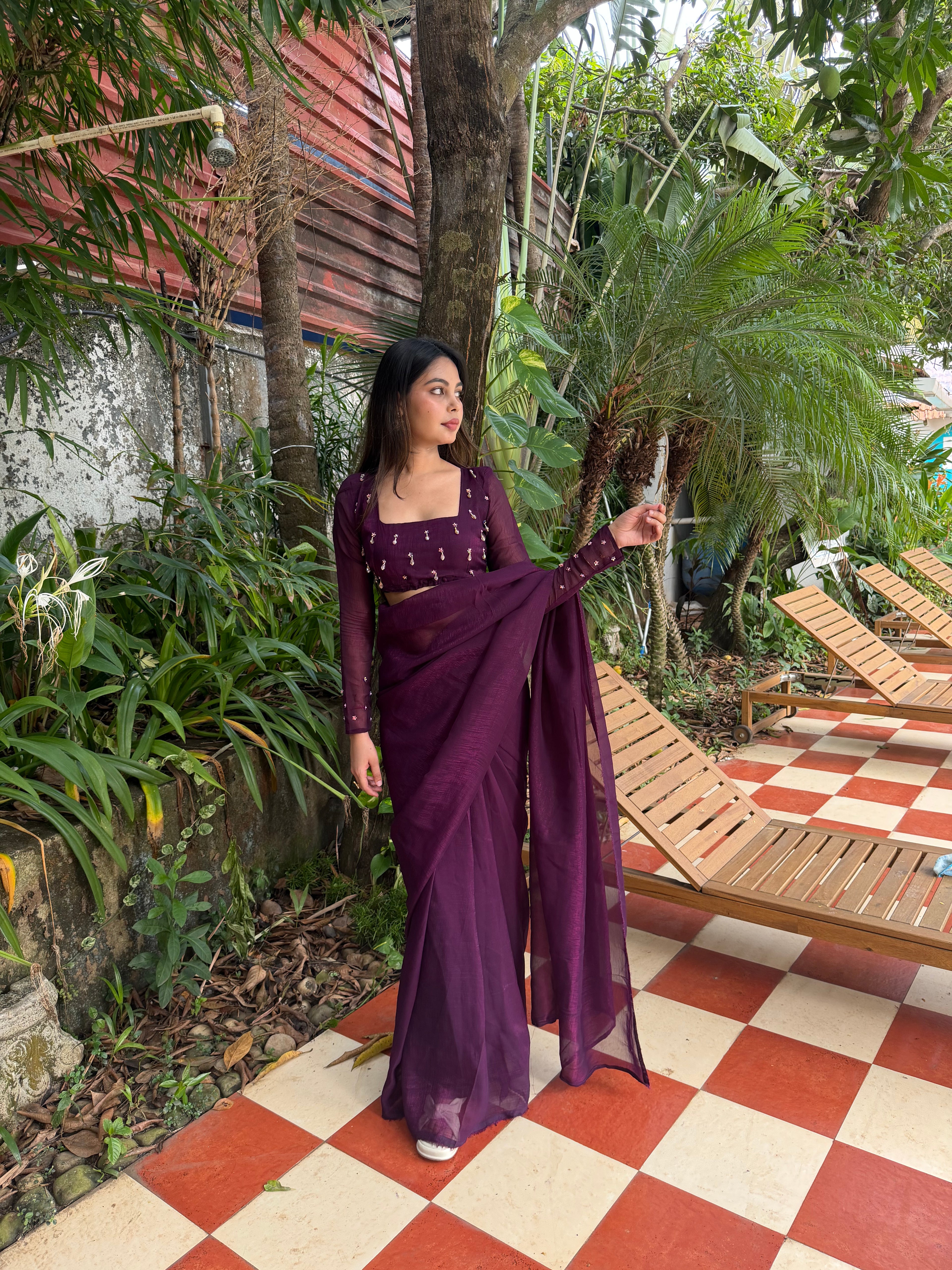 Deep Wine Multiwear Kurti