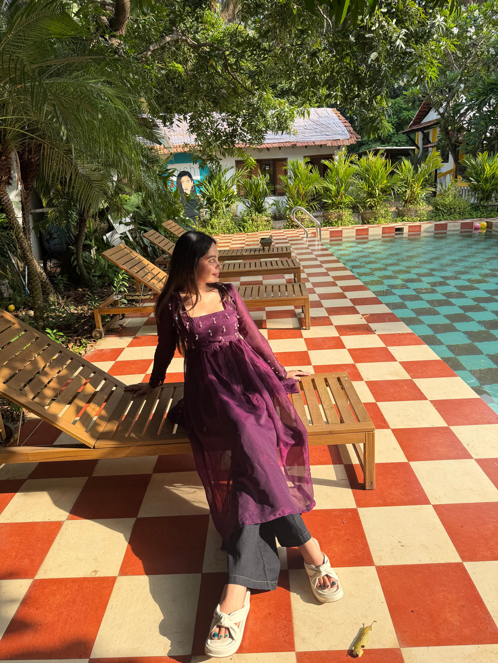 Deep Wine Multiwear Kurti