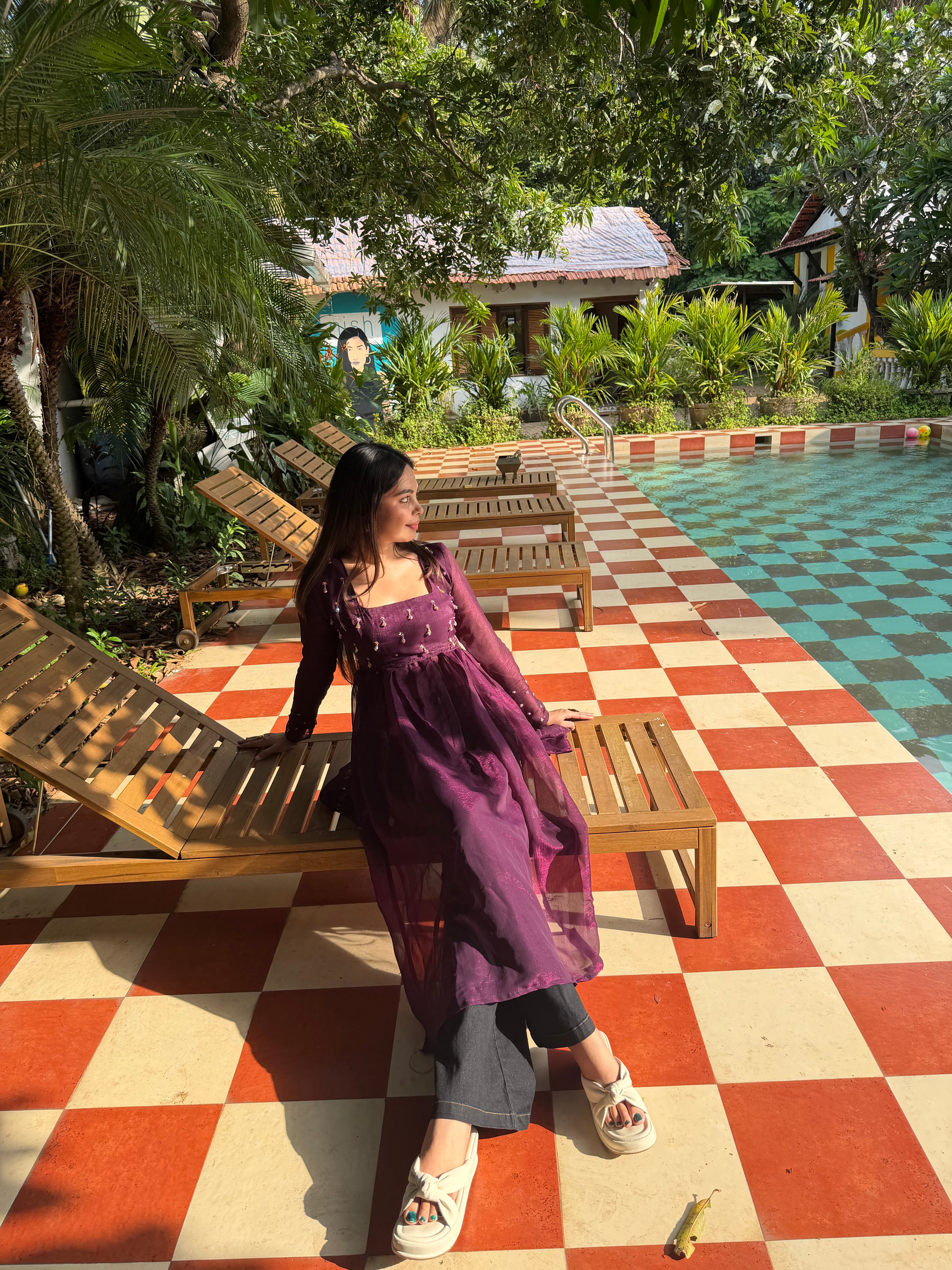 Deep Wine Multiwear Kurti