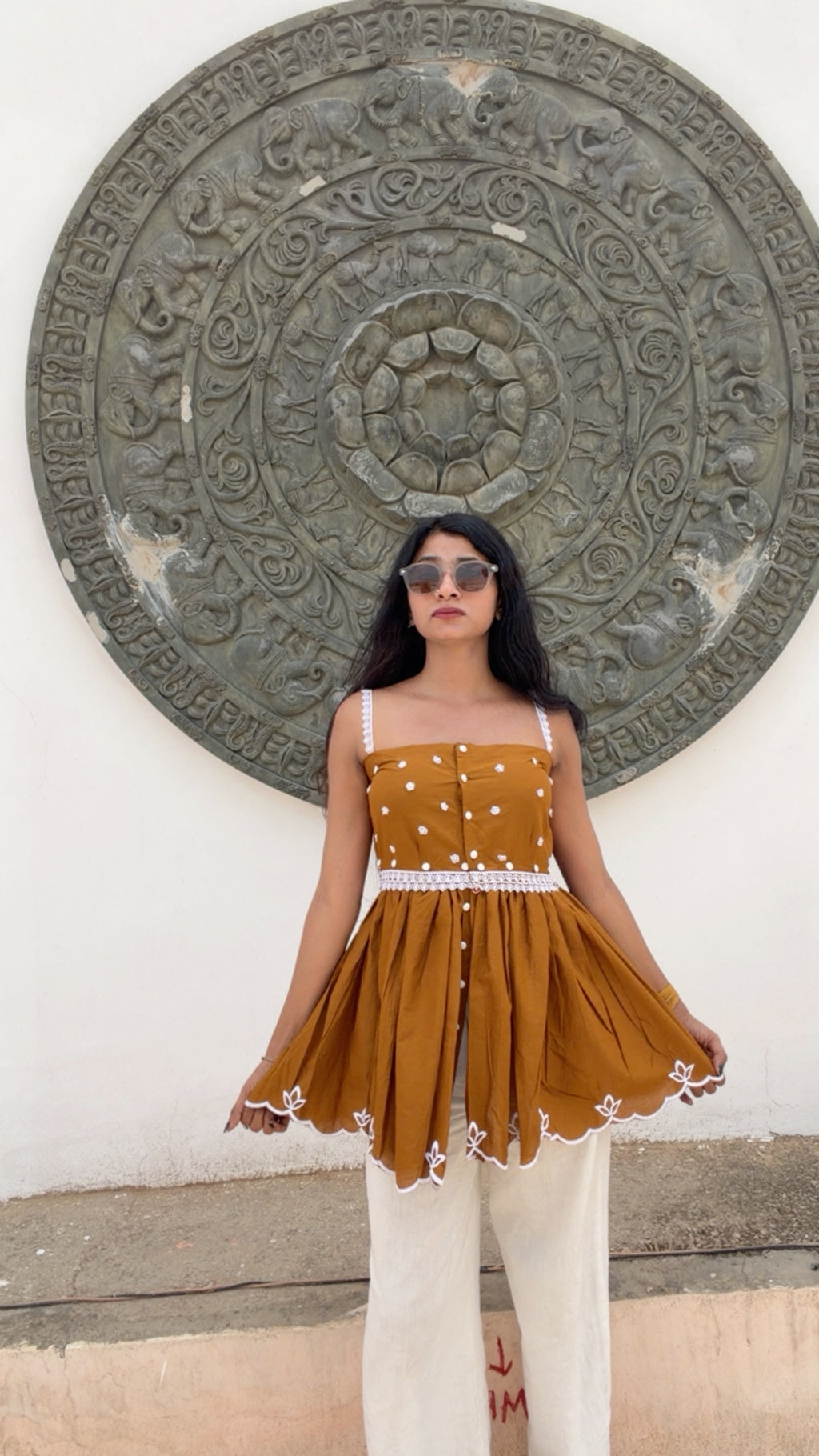 Dark Mustard 4 In 1 Multiwear Top