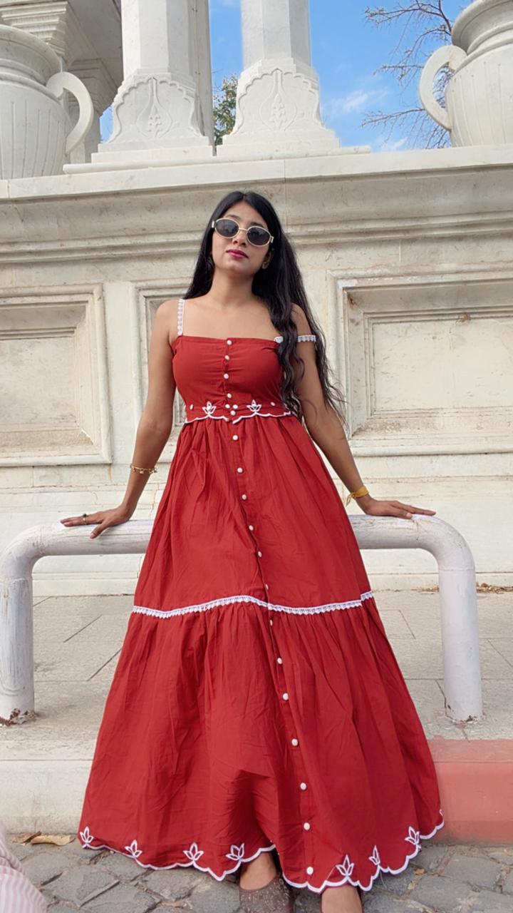 Rust 4 In 1 Multiwear Dress