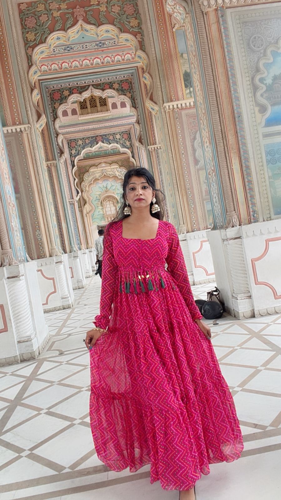 The 4 In 1 Pink Saree Cum Kurti