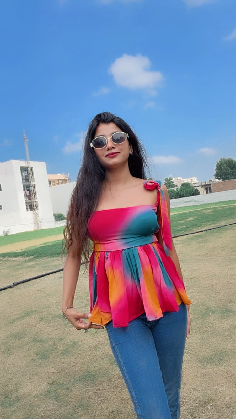 Tie And Dye 2 In 1 Top
