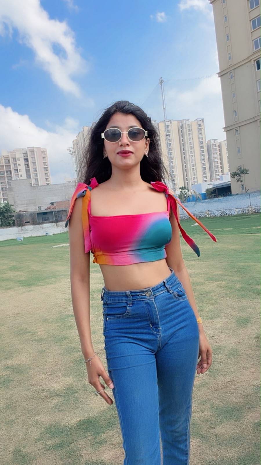 Tie And Dye 2 In 1 Top