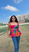 Tie And Dye 2 In 1 Top